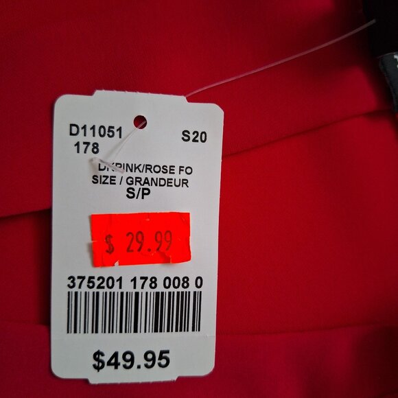 Le Chateau Pink Short Sleeve Blouse - Picture 6 of 6